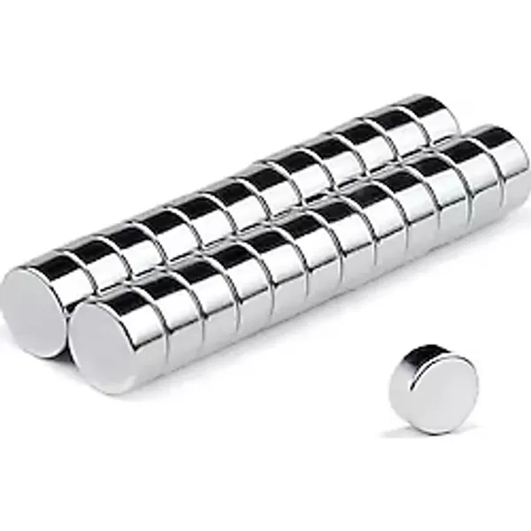 Koodmax 100 Adet 8x2mm Yuvarlak Güçlü Neodyum Mıknatıs - Neodim Magnet Çap 8mm , Kalınlık 2mm