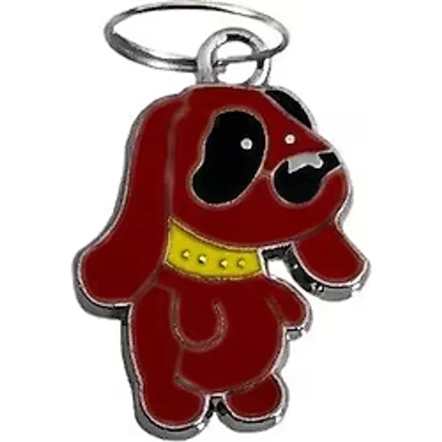 Köpek Tasma Aksesuarı Tasmalı Köpek 1.5x2.5 Cm Kırmızı