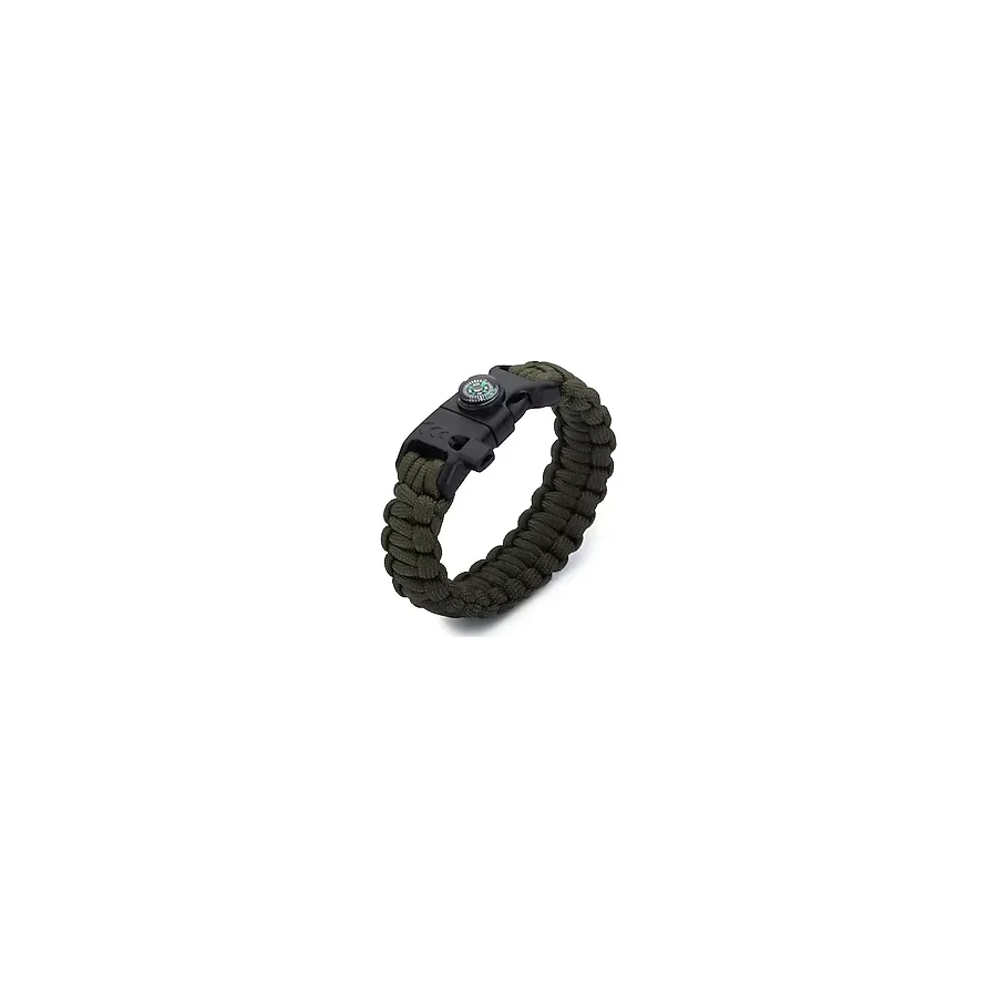 KORDAK Pusulalı - Magnezyum Çubuklu Paracord Bileklik
