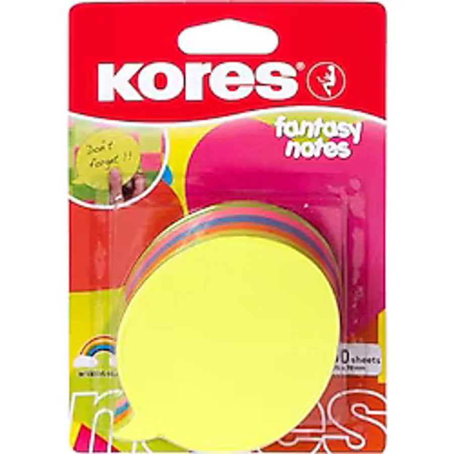 Kores N48707 yapışkanlı not kağıdı Sprehblase, 70 x 70 mm, 250 Yaprak
