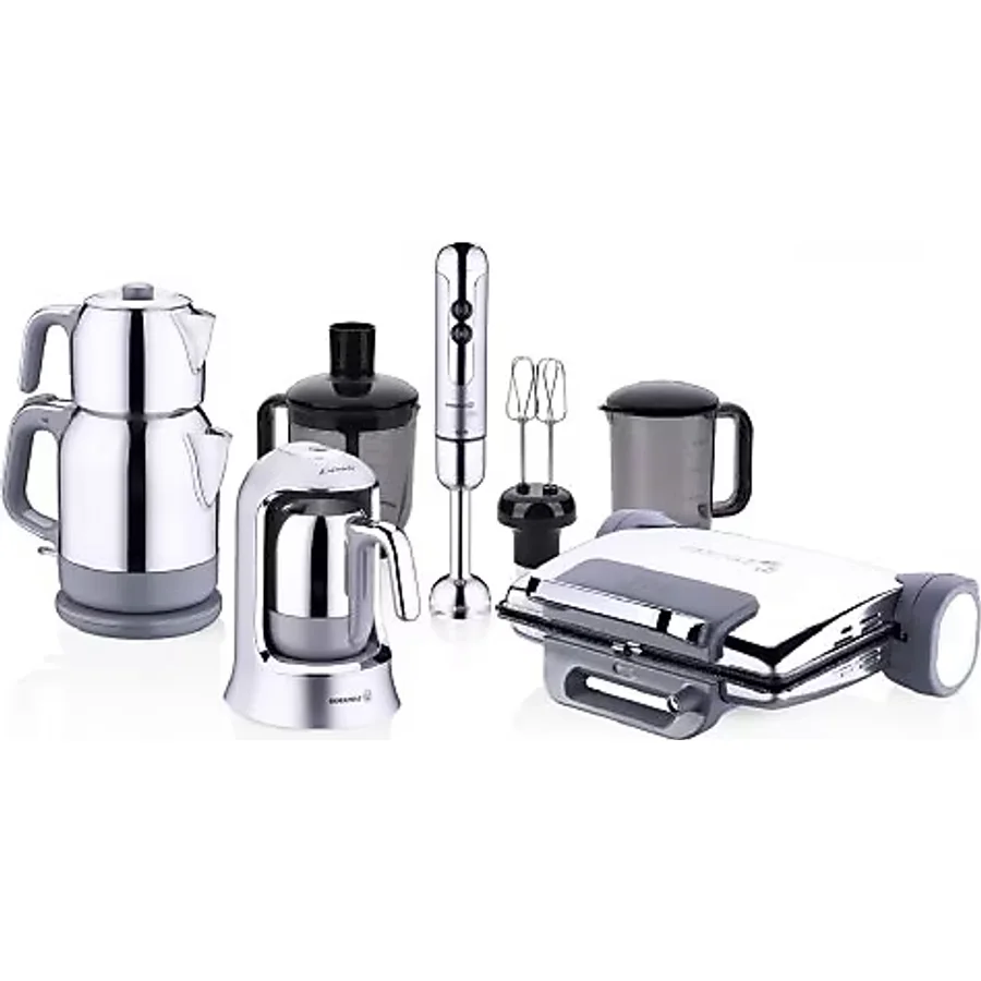 Korkmaz A1827 Inox 14 Parça Elektronik Çeyiz Seti