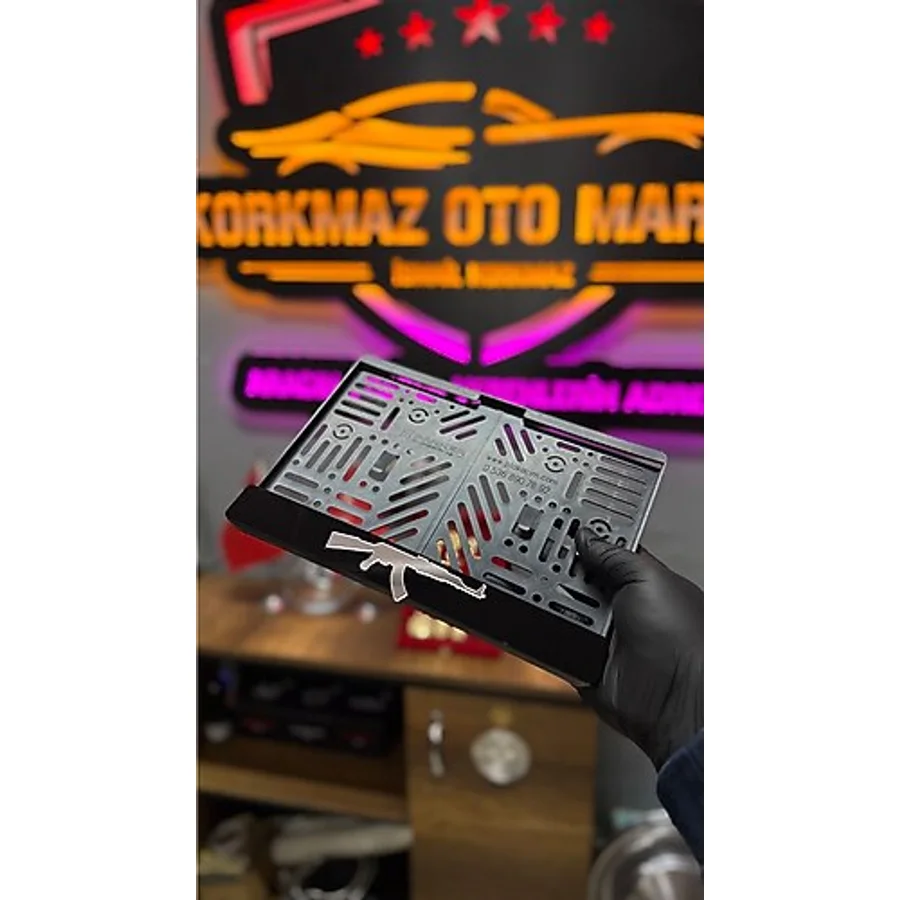 Korkmaz Oto Market & Aksesuar AK47 KELEŞ MOTOR PLEKSİ PLAKALIK