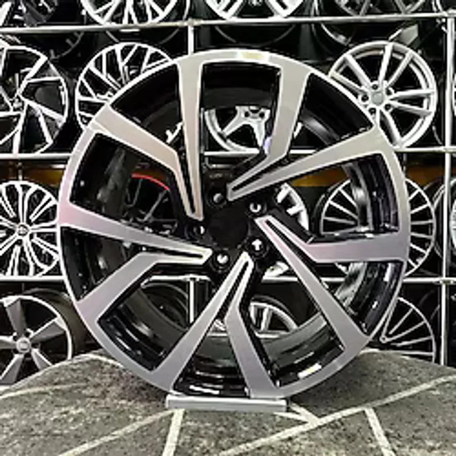 Kormetal 14 inç 5x100 Superstar Polo Taigo İbiza Fabia Uyumlu Siyah Elmas Kesim Jant Modeli (4 Adet)