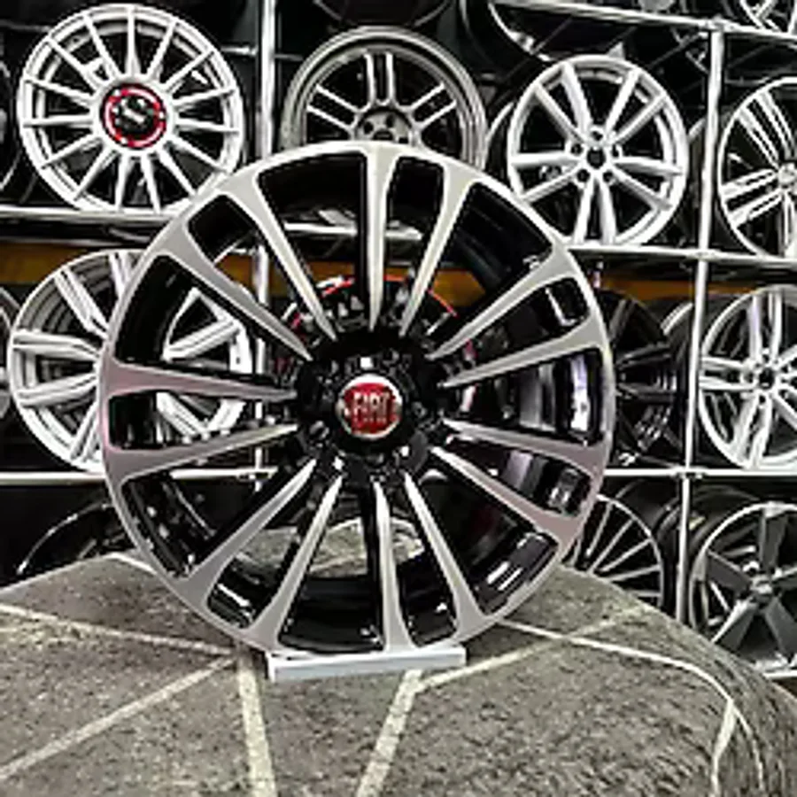 Kormetal 15 İnç 5X98 Egea Siyah Elmas Kesim Jant Modeli Fiat Uyumlu