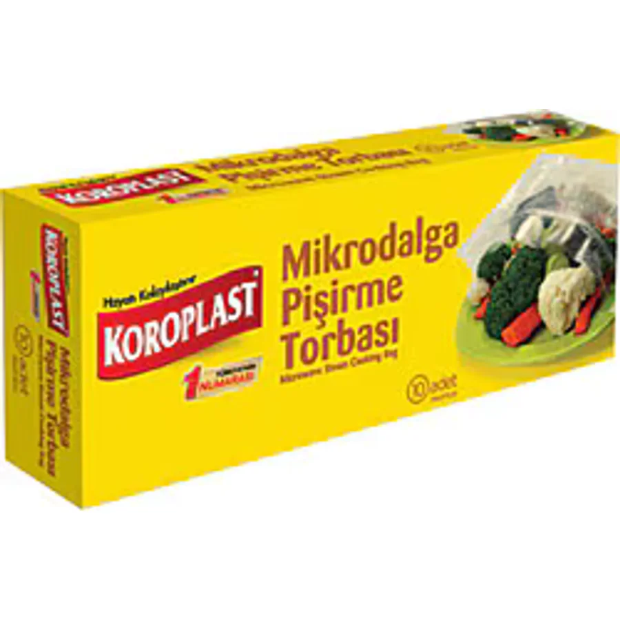 Koroplast 10 Adet Mikrodalga Pişirme Torbası