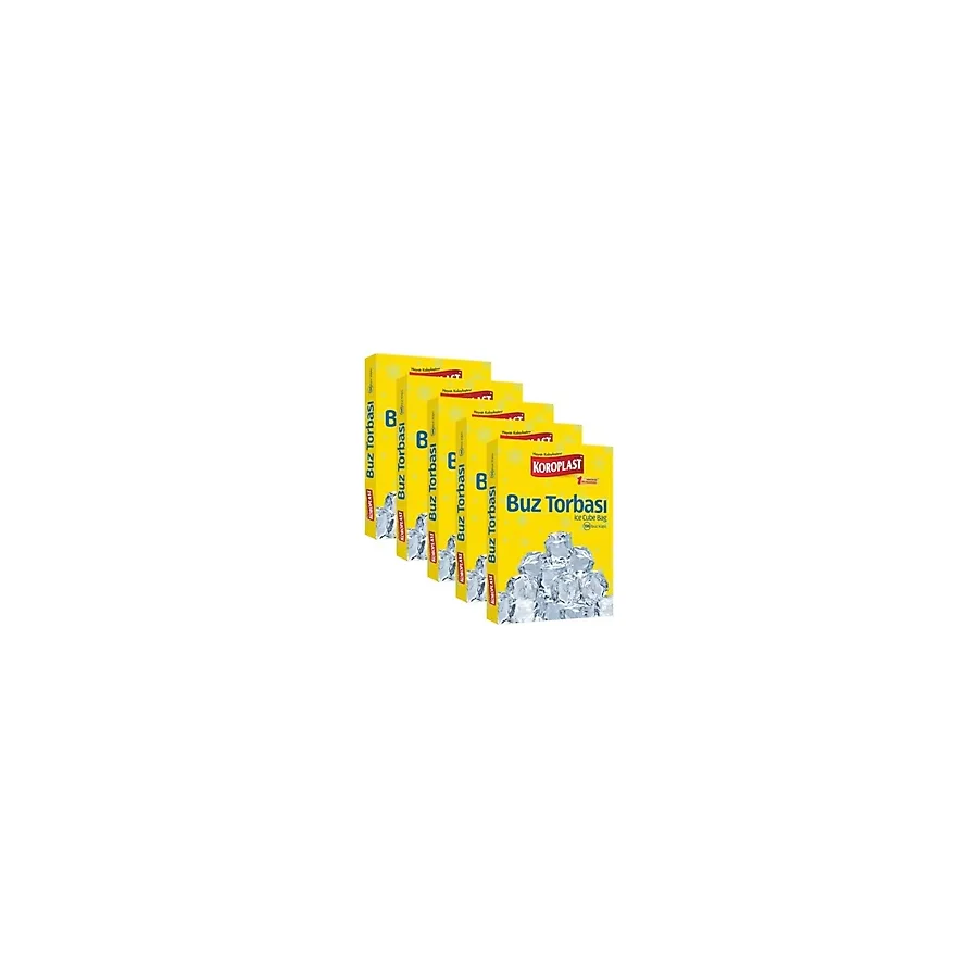 Koroplast Buz Torbası 196 Küp - 5 Paket