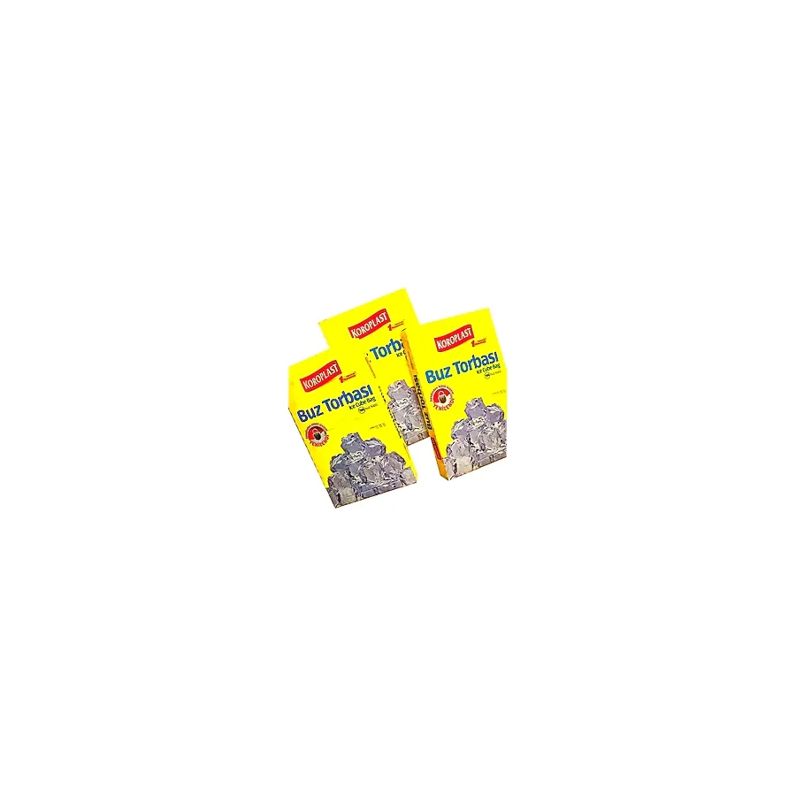 Koroplast Buz Torbası 7'li 3 Paket, Sızdırmaz Kendinden Kilitli, BPA İçermez Pratik Dondurucu Torbası, Su, Soğuk Kahve, Et Suyu, Meyve Suyu, İçecek, Piknik, Kamp, Yaz, Soğutma, Saklama, Dondurma