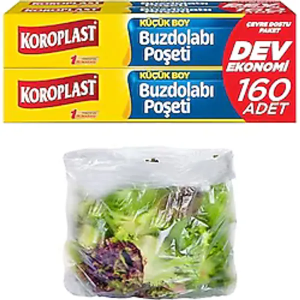 Koroplast Buzdolabı Poşeti Küçük Dev Ekonomi 160'Lı
