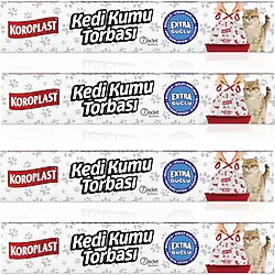 Koroplast Kedi Kumu Torbası 7 Li X 4 Adet