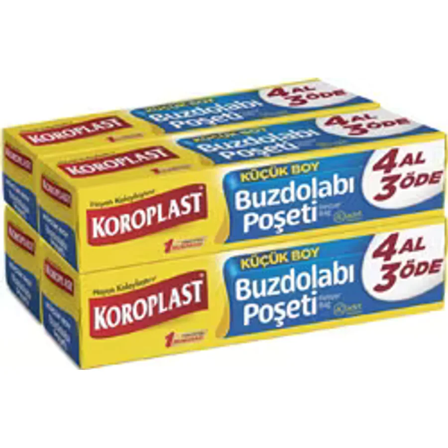 Koroplast Küçük Boy Buzdolabı Poşeti 4x40'lı