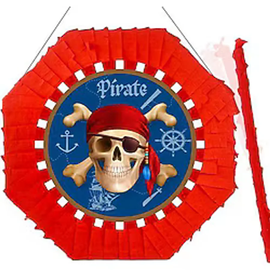 Korsan Pinyata 42cm + Sopası