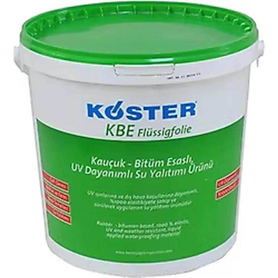 Köster Kbe Flüssigfolie Bitüm Kauçuk Uv Dayanımlı Likit Membran Su Yalıtımı 20 kg