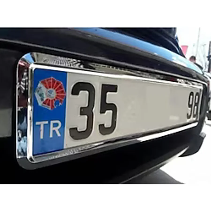 Koto 2 Adet Nikelajlı Plakalık Yeni Nesil Krom Plakalık 1 Takım 473374398