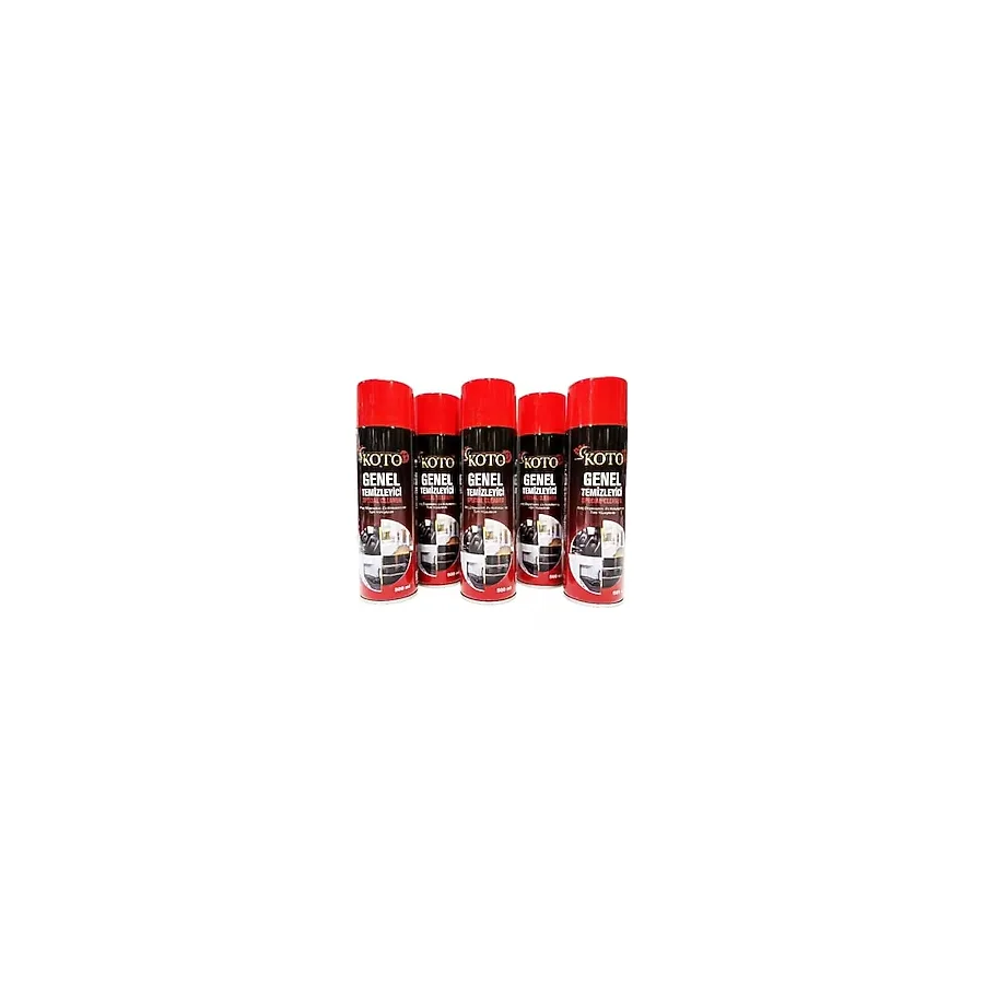 Koto Genel Temizleyici Cam Ekran Yüzey Plastik Deri Anti Static Cleaner Susuz Köpük Temizleme 5 Adet