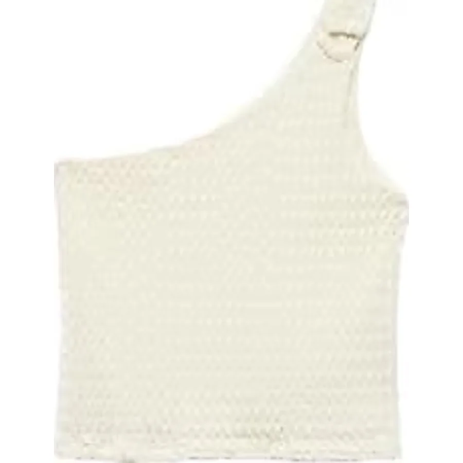 Koton Tek Omuz Toka Detaylı Kolsuz Crop Bluz