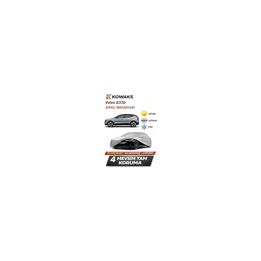 KOWAKS Volvo EX30 Oto Branda, Araba Brandası