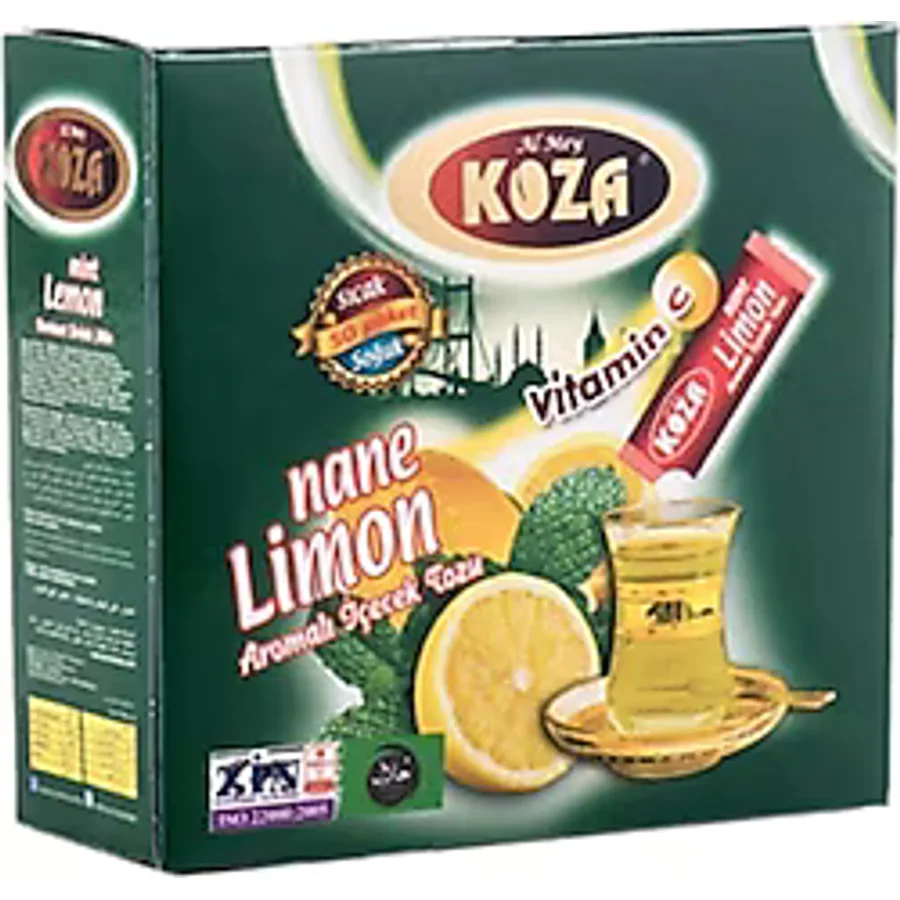 Koza Tek İçimlik Nane Limon Aromalı Toz İçecek 50'li