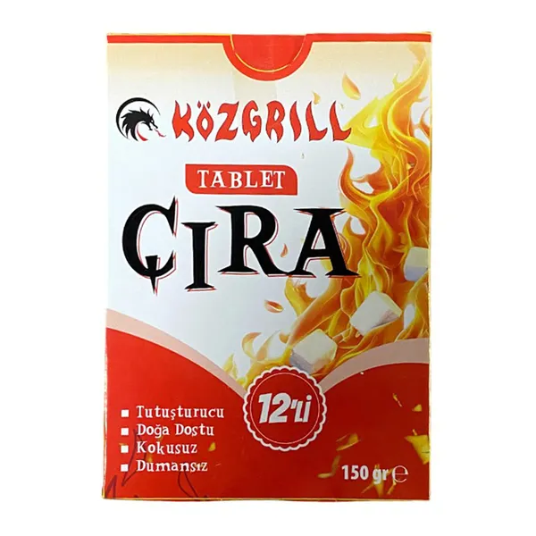 Közgrill Tablet Çıra 12'li 150 G 2 ADET