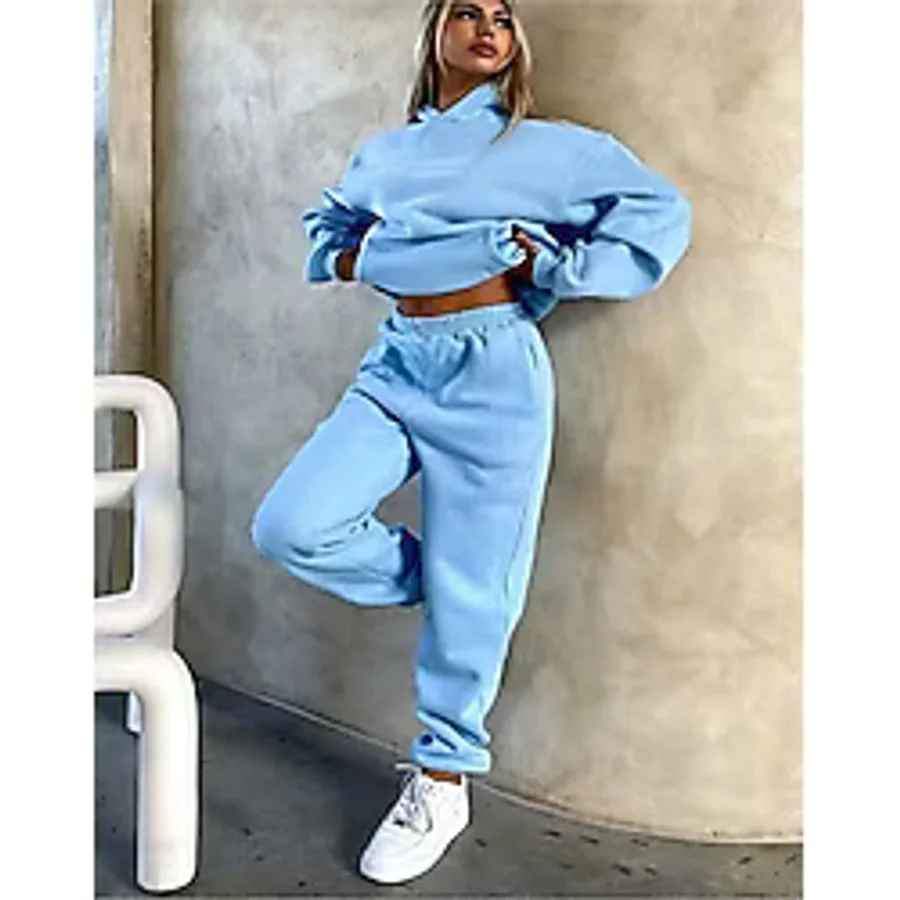 Kozia Outdoors Kapşonlu Esofman Takımı Sweatshirt Jogger Bebek Mavi