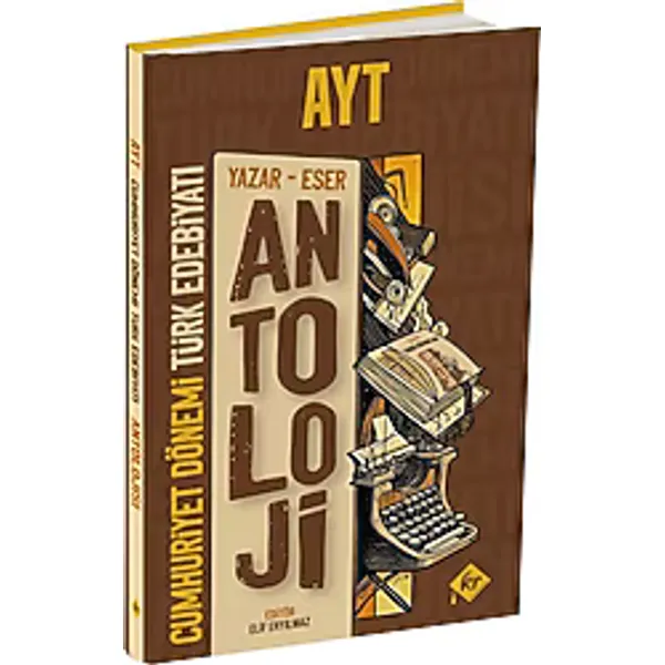 KR Akademi Yayınları AYT Antoloji Yazar-Eser Cumhuriyet Dönemi Türk Edebiyatı Konu Anlatımı