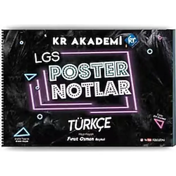KR Akademi Yayınları LGS Türkçe Poster Notları