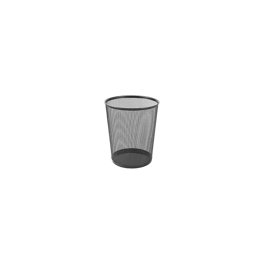 Kraf 12 L File Siyah Çöp Kovası Dayanıklı Metal Malzeme İle Modern Ofis Kullanımı