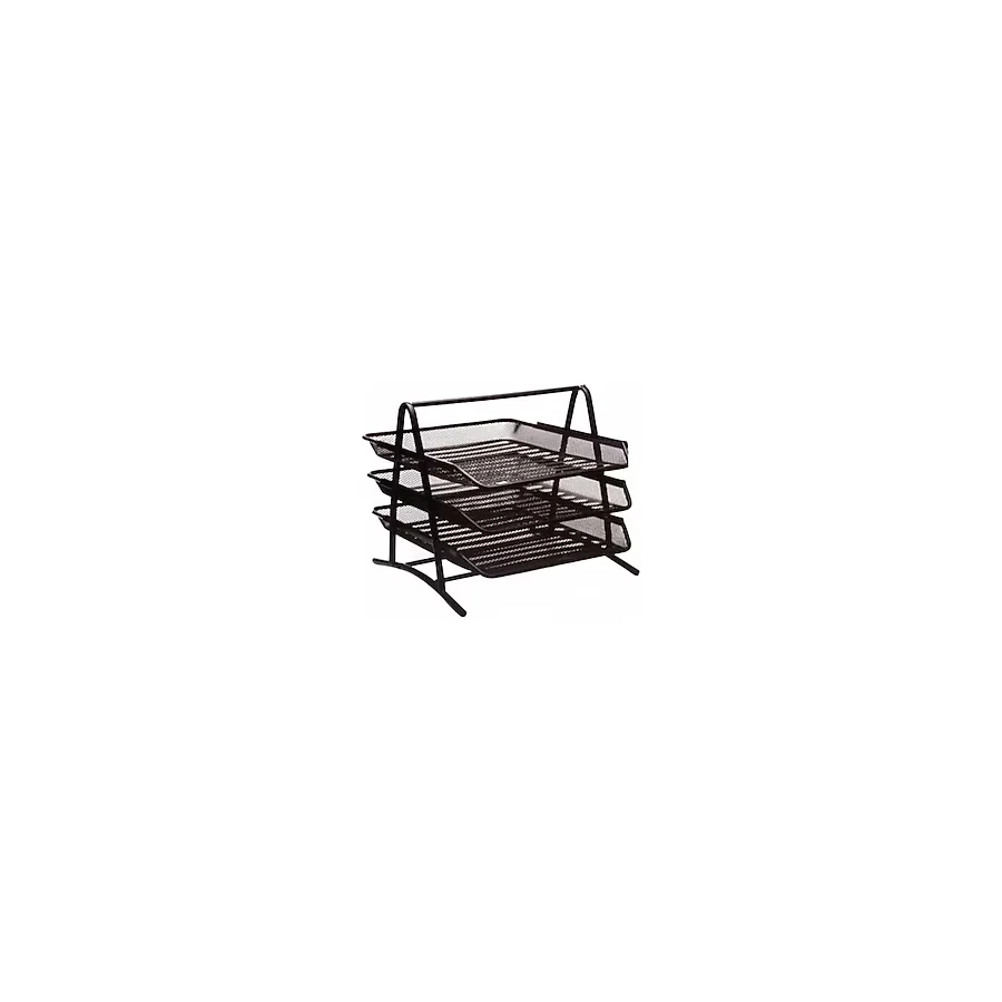 Kraf 460G Perfore Evrak Rafı Metal 3 Katlı