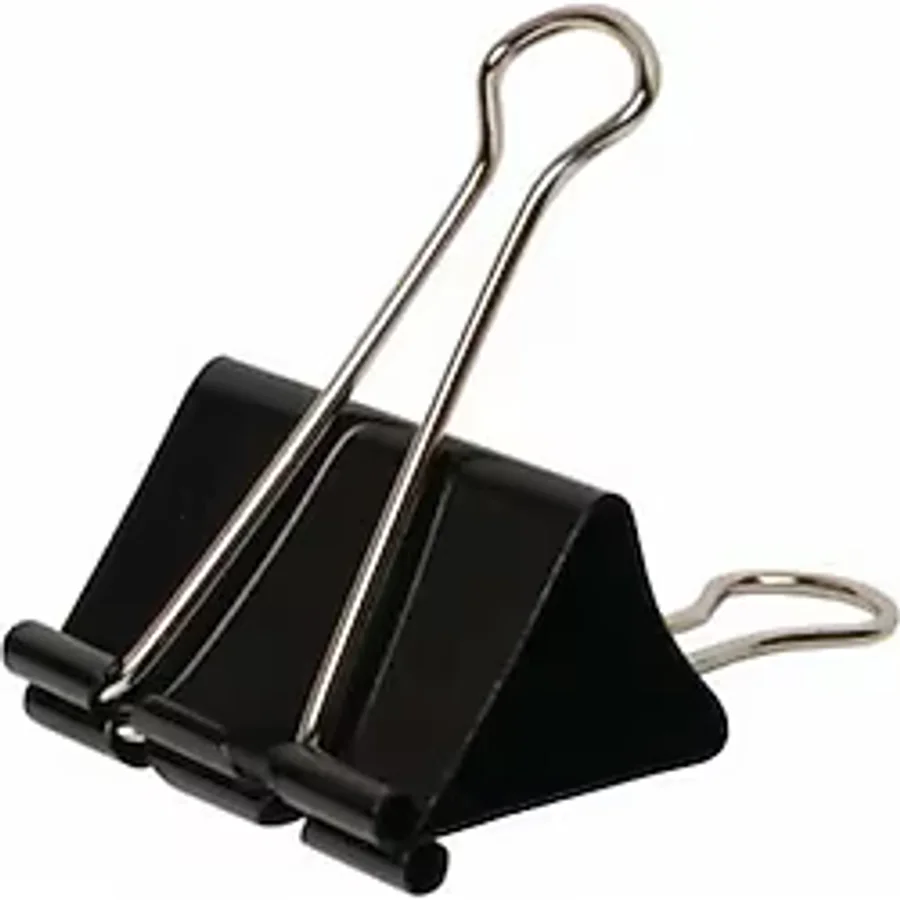 KRAF KAĞIT KISKACI BINDER CLIPS 25 MM 425G 12'Lİ ÜCRETSİZ KARGO