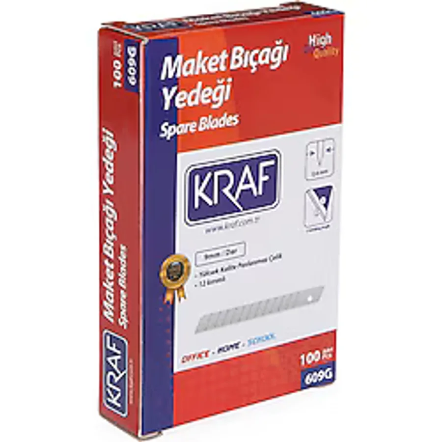 Kraf MAKET BIÇAGI YEDEGI DAR 100 LÜ 609G