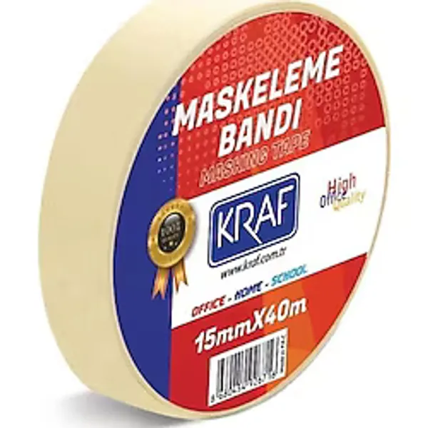 Kraf Maskeleme Bandi 15Mmx40M 4015G