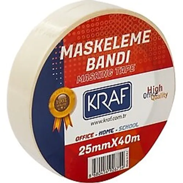 Kraf Maskeleme Bandı 25Mm X 40M 4025