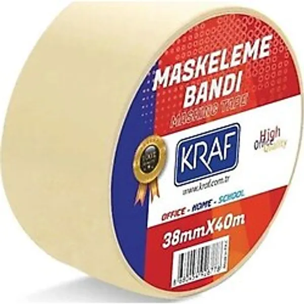 Kraf Maskeleme Bandı 38Mmx40m 4038G