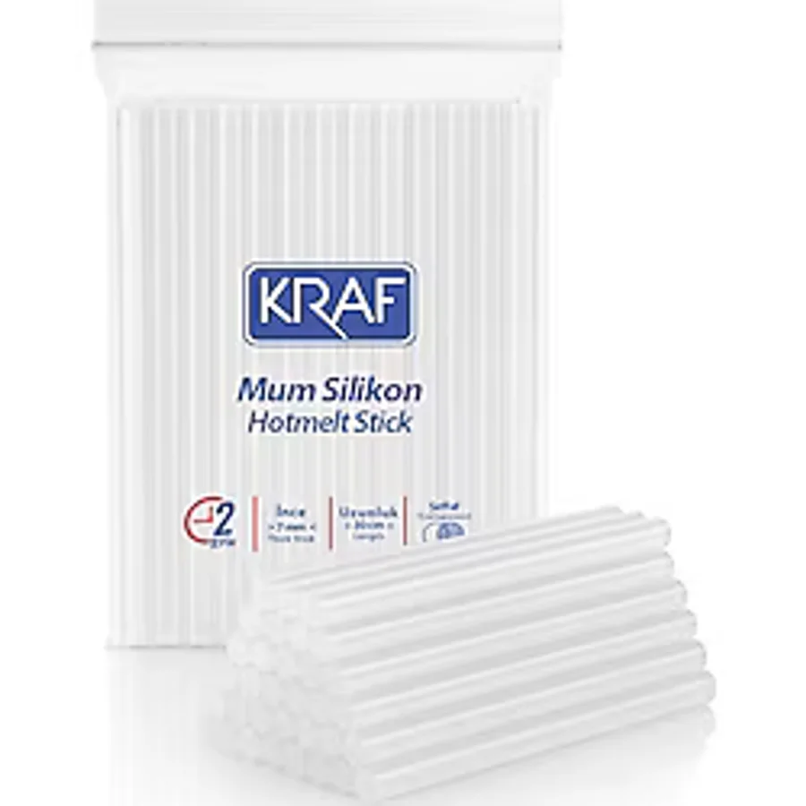 Kraf Silikon Şeffaf 30Cm İnce 1 Kg 4007