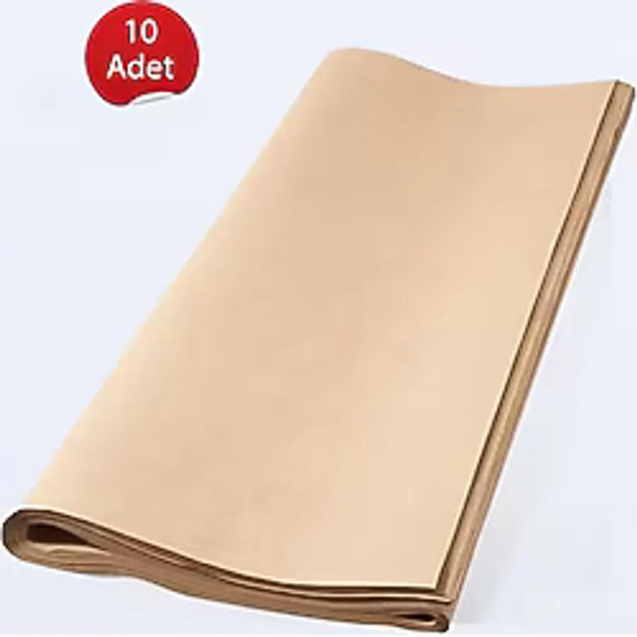 Kraft Kahverengi Kağıt 10 Adet Ambalaj Kağıdı 70X100 Cm