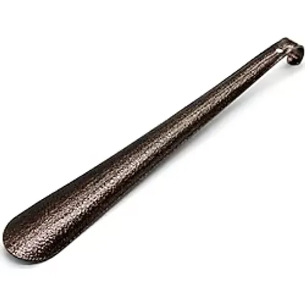 KRAFZ Demir Döküm Ayakkabı Çekeceği, Kerata Figürlü Metal Ayakkabı Giydirici, Uzun Ömürlü ve Ergonomik Tasarım, 40 cm