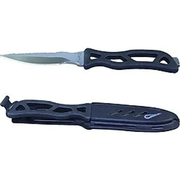 Kraken Mako Dalış Bıçağı 23 cm Siyah Renkli Paslanmaz Çelik Malzeme ile Tasarlandı