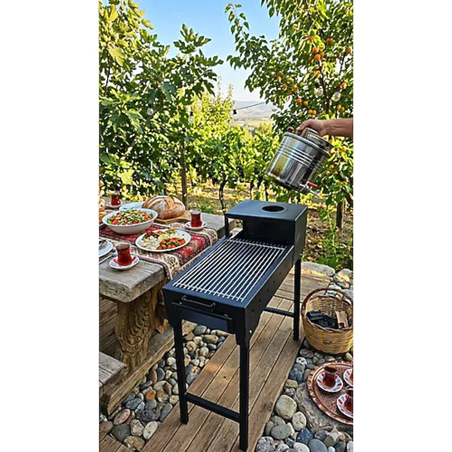 kraker MANGAL KATNALABİLİR SEMAVERLİ