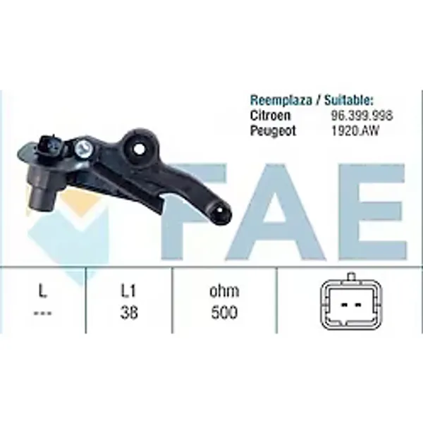 KRANK MİL SENSÖRÜ 206-307-C3-FİORİNO-NEMO 1.4-1.6 FAE-79118