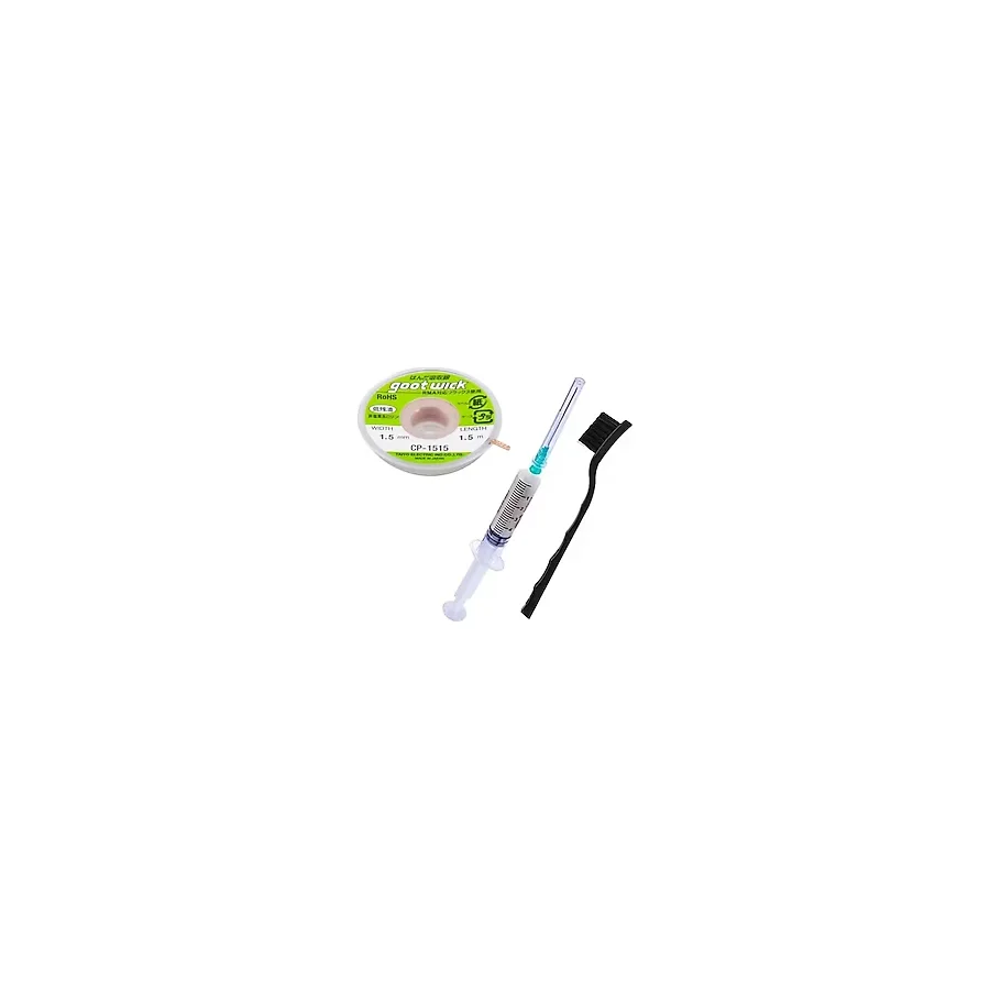 Krem Flux Bilgisayar,anakart Enteğre Yüzey Temizleme Lehimleme Yardımcı 3lü Set