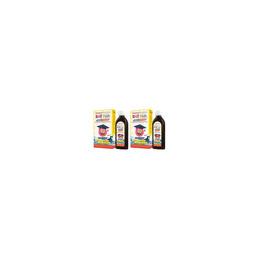Krill Kidz Omega3 Ve Krill Yağı İçeren Takviye Edici Gıda 150Ml X2 Adet