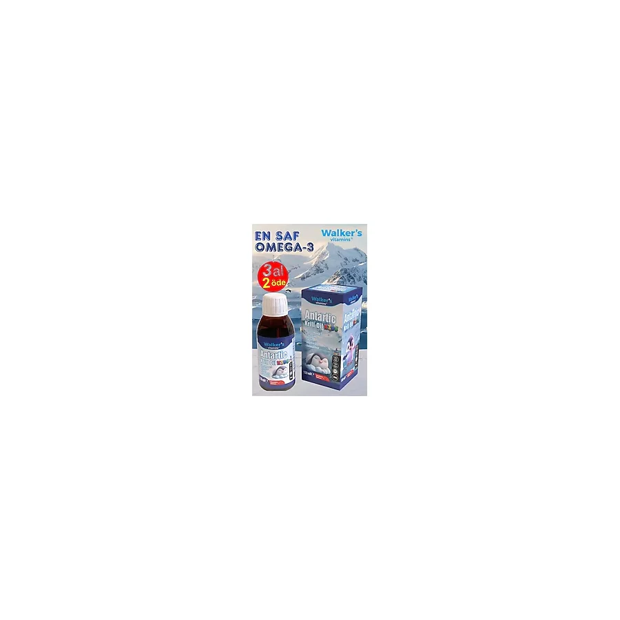 Krill Oil - Balık Yağı, Odaklanma , Büyüme , Omega 3 ,stikolin Epa,dha Içeren Çocuk Şurubu - Çilek