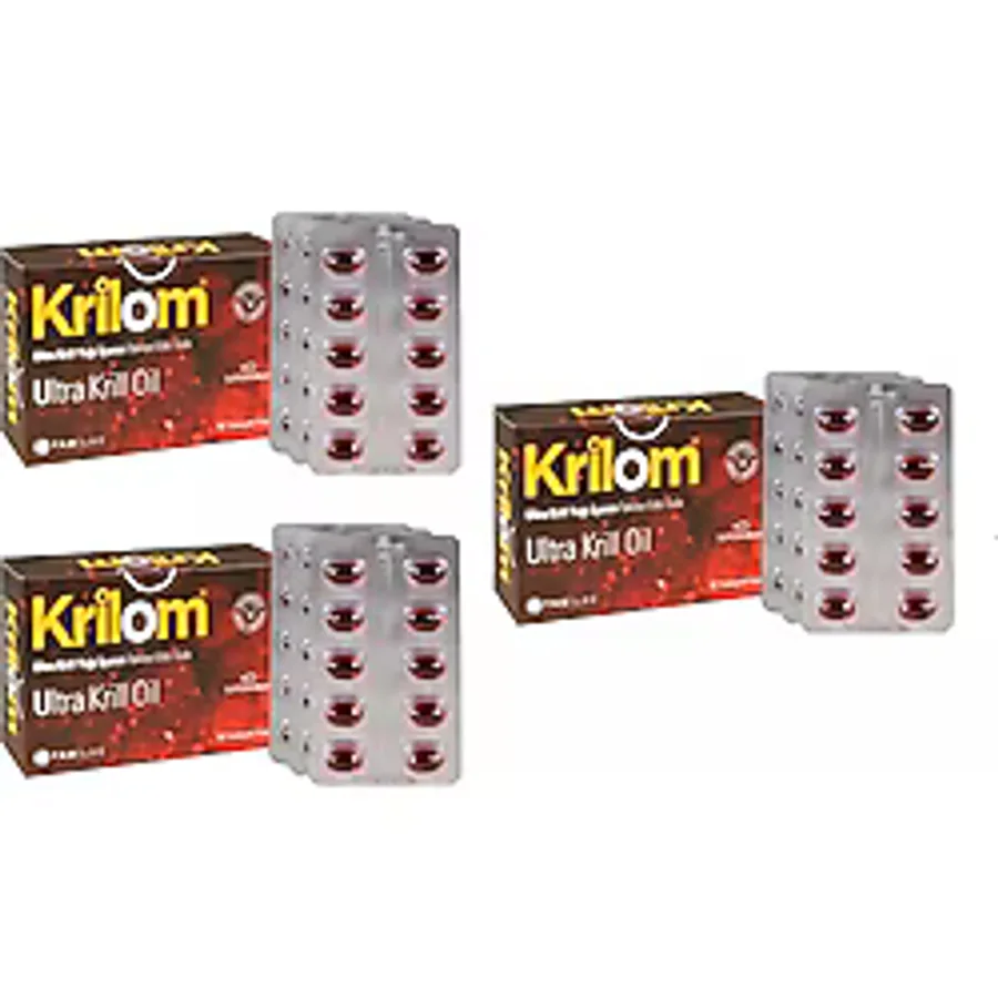 Krilom Ultra Krill Oil 30 Kapsül 3'lü