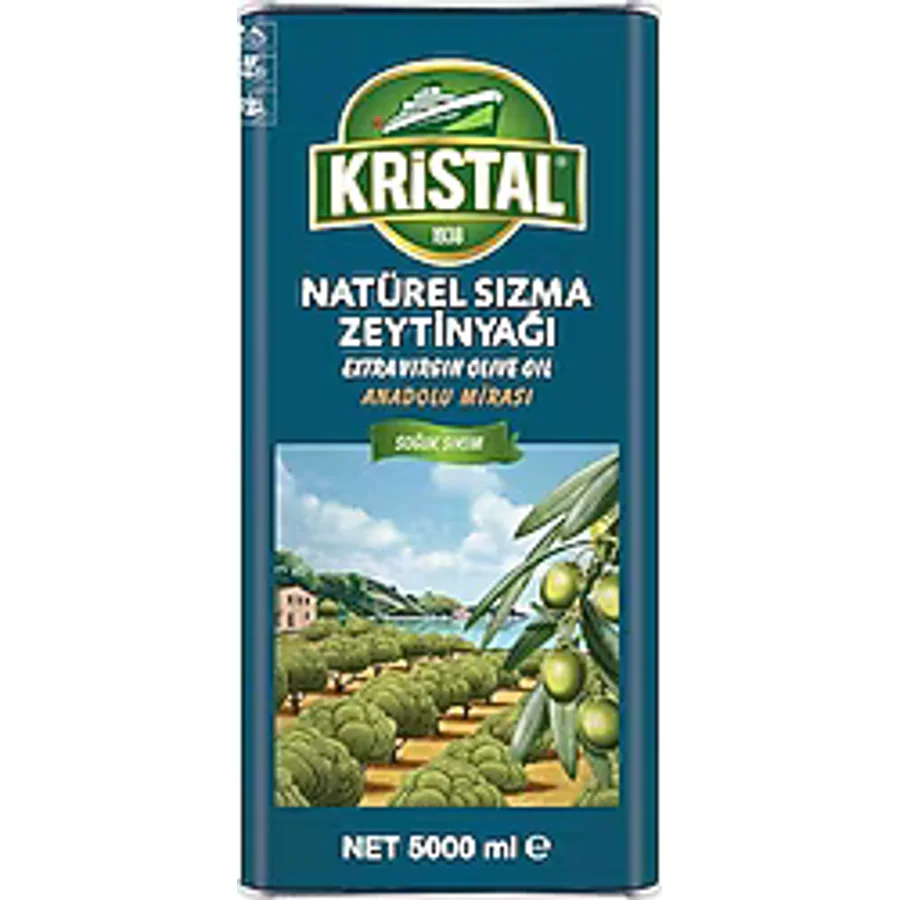 Kristal Anadolu Mirası Natürel Sızma Zeytinyağı 5 lt