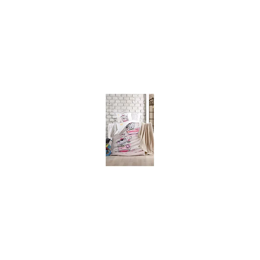 Kristal Sailing Pink Bebek Nevresim Takımı