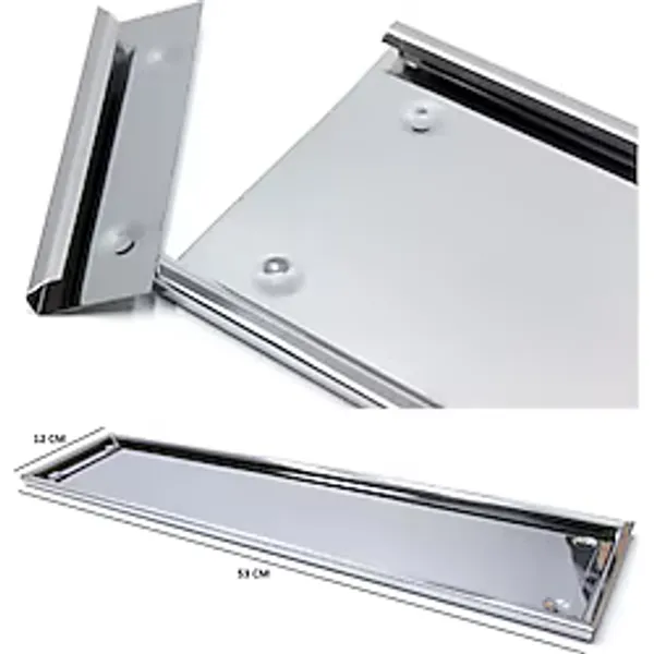 Krom Plakalık Oto Paslanmaz Plakalık Araç Krom Plaka Çerçevesi 424894872