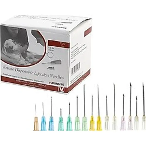 Kruuse Enjektör İğnesi (20G X 1) 0,9X25 Mm (100 Adet) Sarı