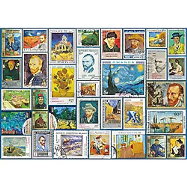 Ks Games 1000 Parça Vincent Van Gogh Posta Pulları Puzzle - Ebru Yıldırım