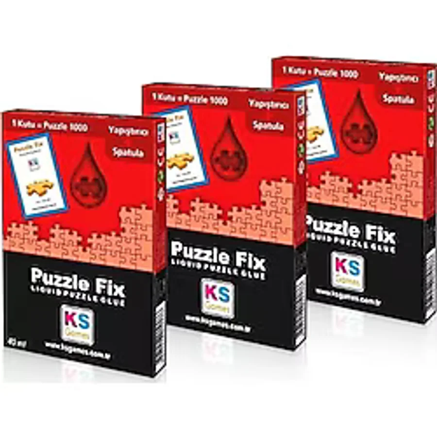 KS Games 3x1000 Parçalık Puzzle Yapıştırıcısı (Set)