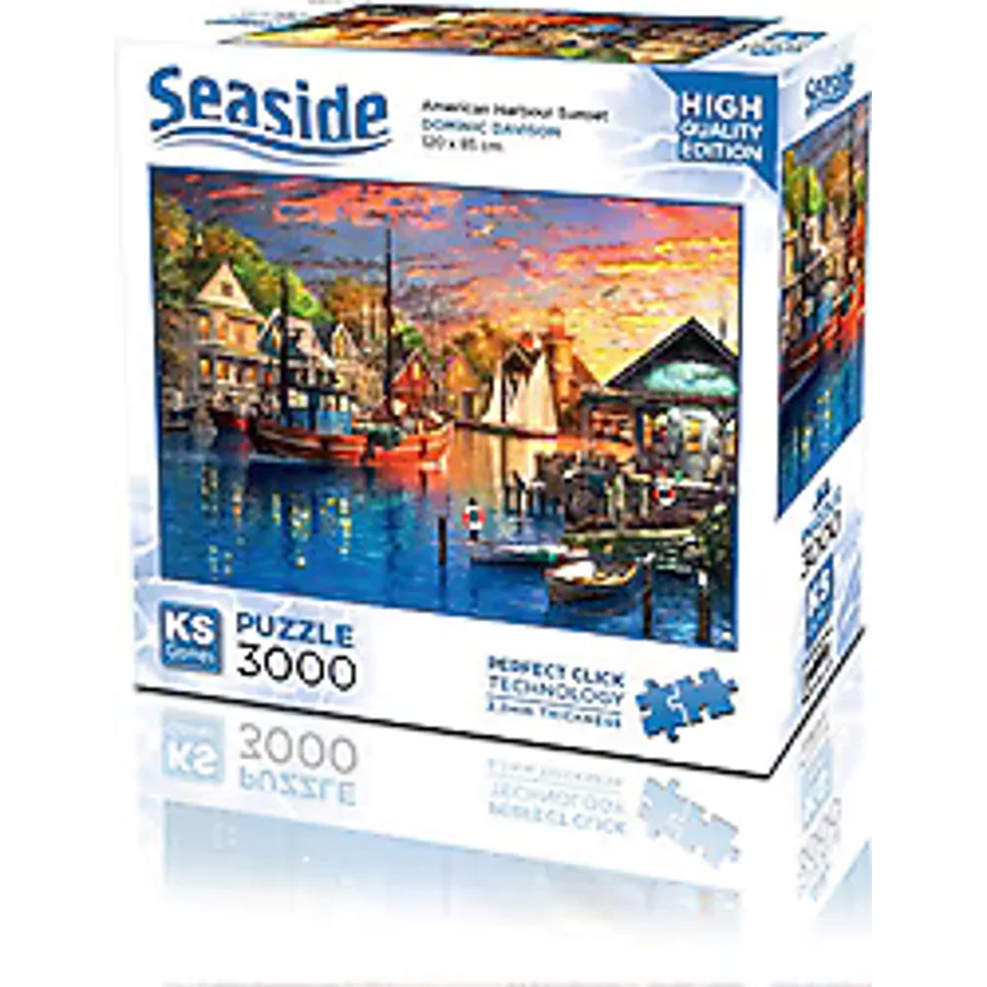 KS Games American Harbour Sunset 3000 Parça Puzzle 23023