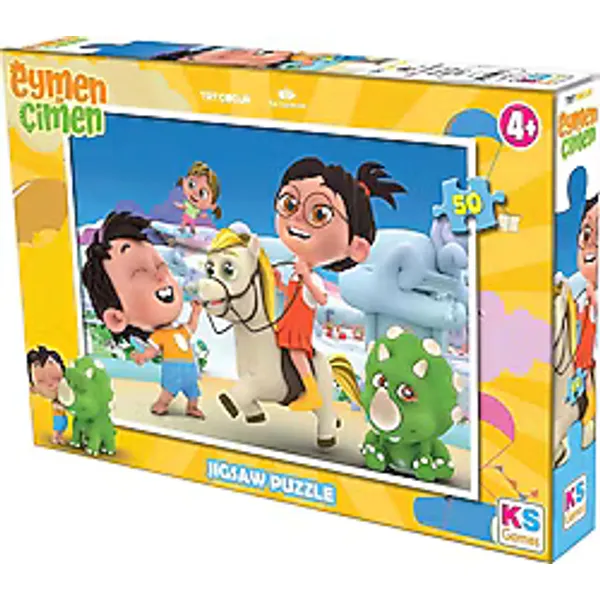 KS Games Eymen ve Çimen 50 Parça Puzzle EÇ709